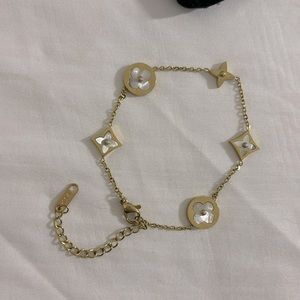 Louis Vuitton 18K Gold Plated Bracelet